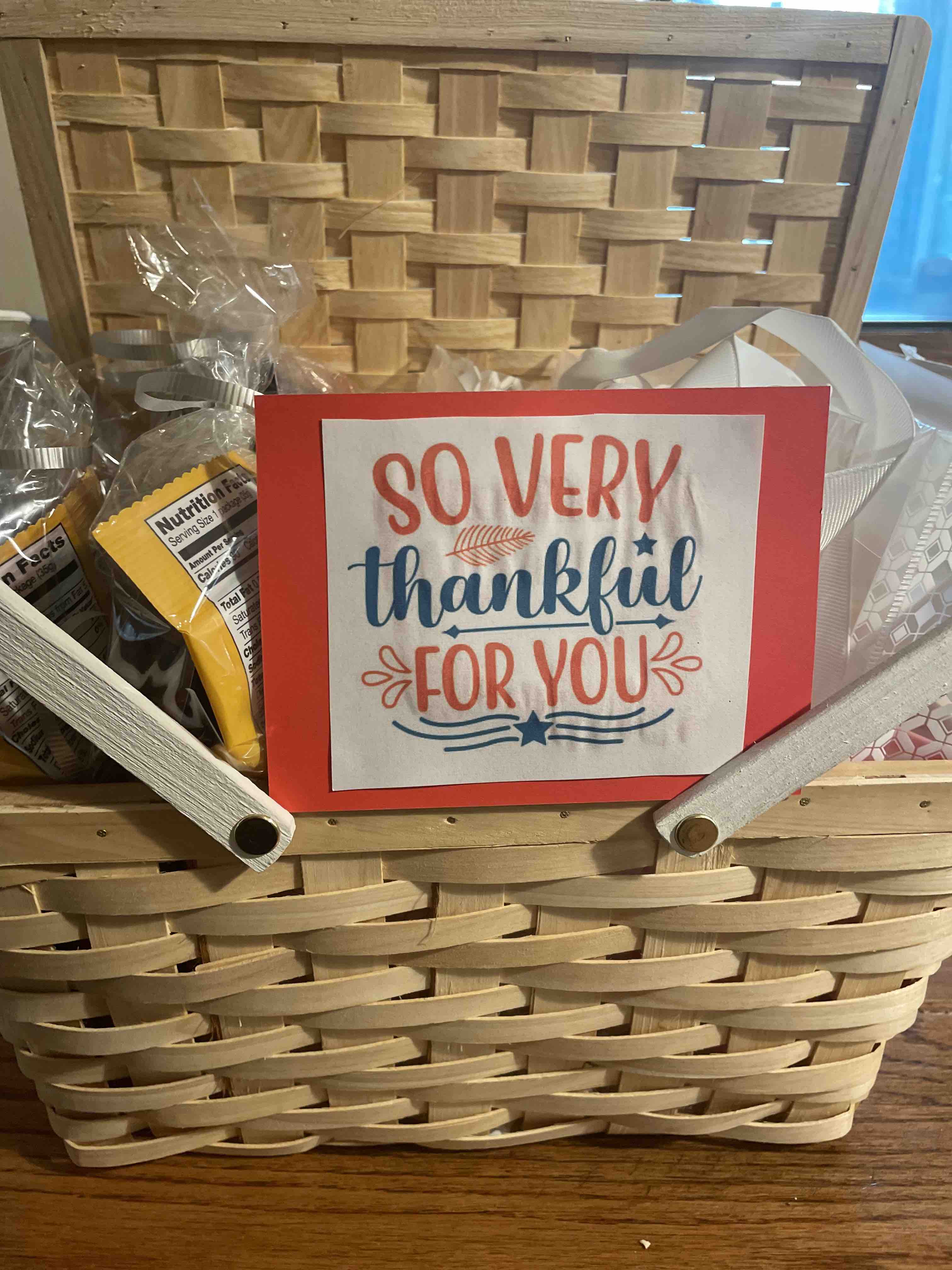 Thankful for you basket 