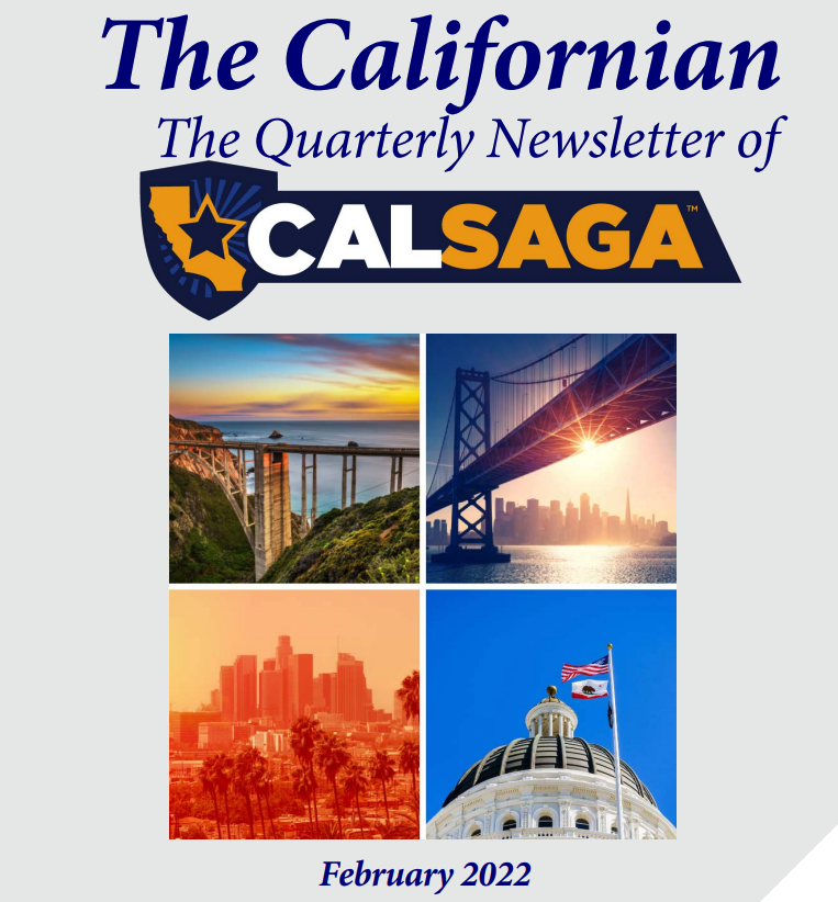 CALSAGA's The Californian - February 2022 Issue